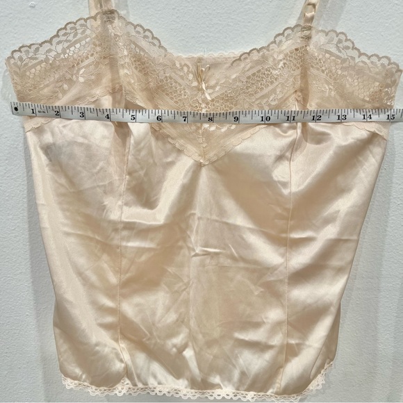 Vintage 1960s Collectible Classics Cream Lace Trim Camisole - Picture 6 of 8